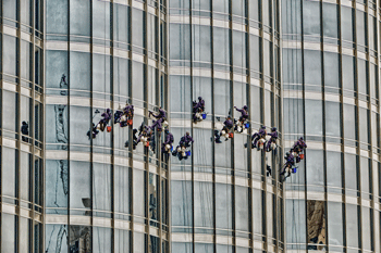 Burj Khalifa window cleaning CC Vikramjit Kakati